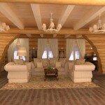 Как оформить интерьер деревянного дома внутри