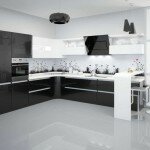 Черные и черно-белые кухни: особенности дизайна